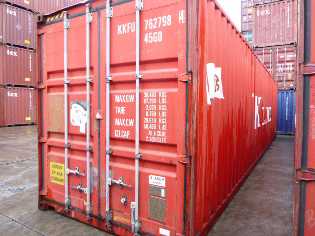 40ft Used High Cube Shipping Container - Charleston